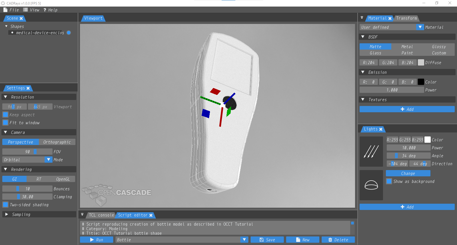 Cad Rendaring Electronics Rendering an electronics enclosure from FreeCAD in CADRays – Aleksander ...